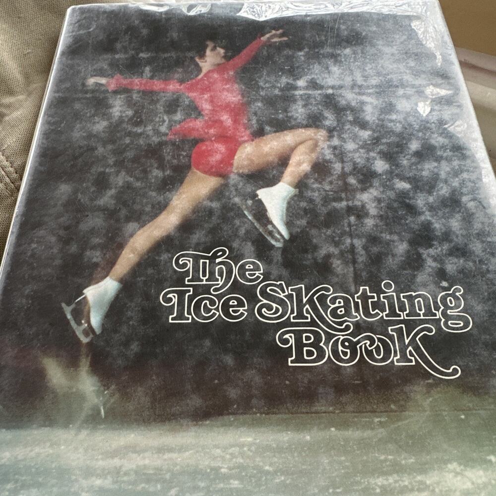 Vintage 1980: The Ice Skating Book Hardcover Library Book History